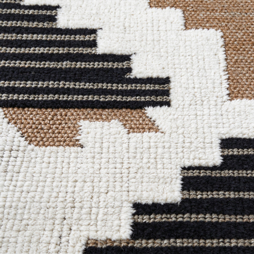 S306 handmade kilim rug closeup view
