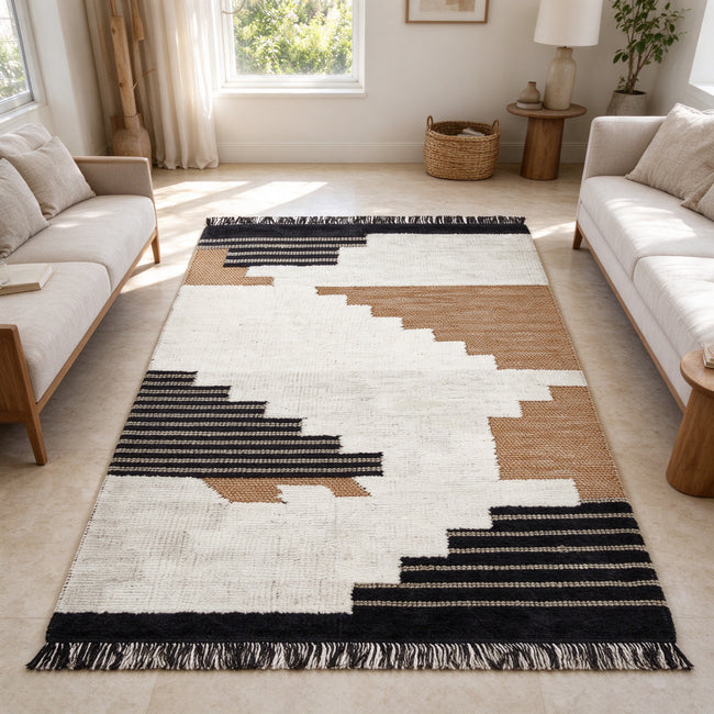S306 handmade kilim rug lifestyle view