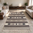 S308 handmade kilim rug lifestyle view