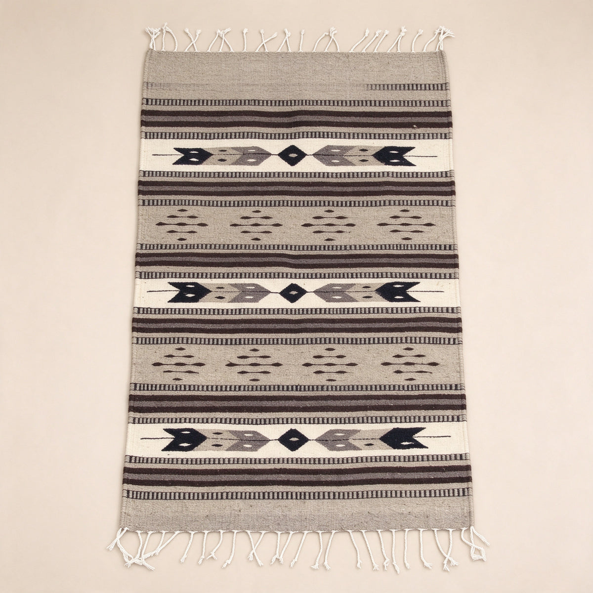 S308 handmade kilim rug studio view