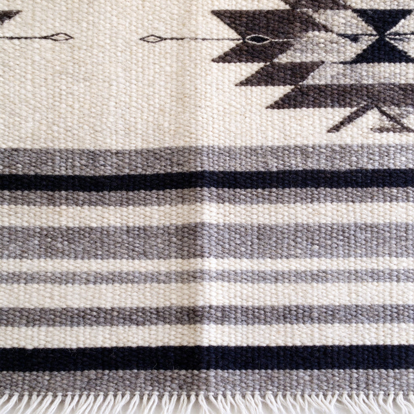 S309 handmade kilim rug closeup view