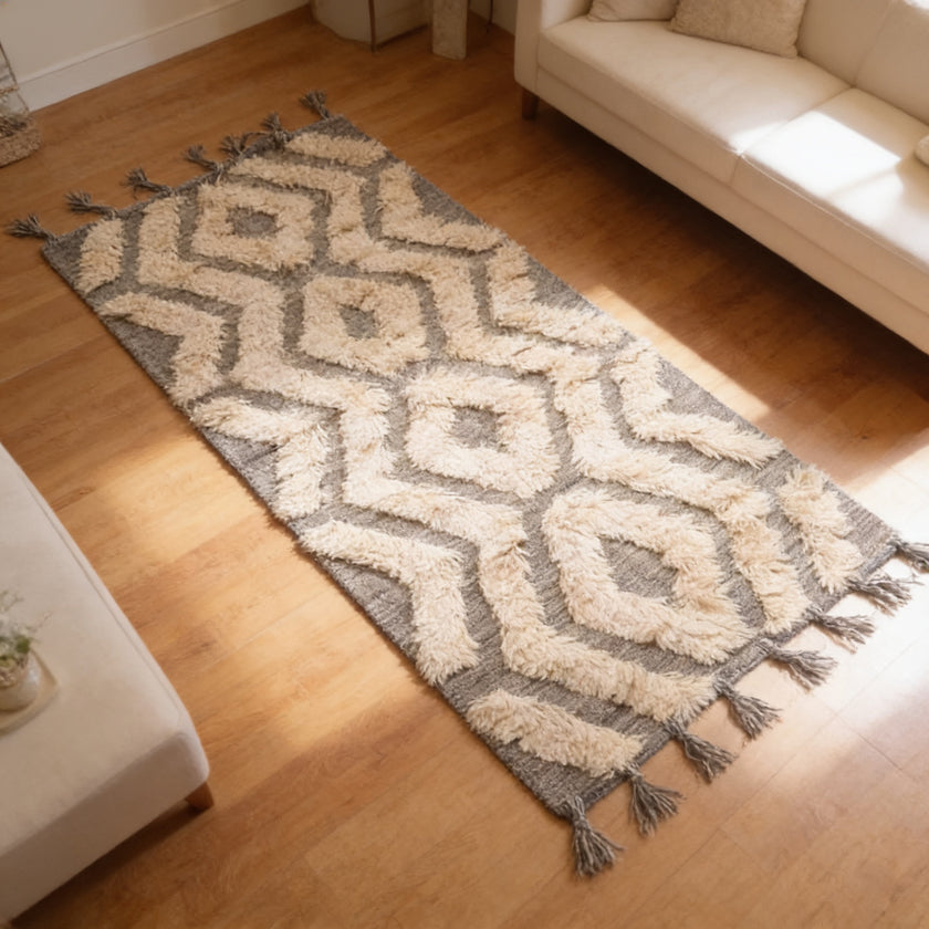 S31 handmade kilim rug — lifestyle view