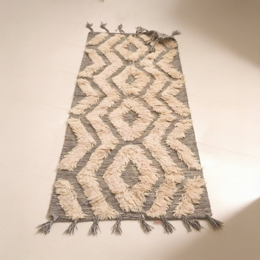 S31 handmade kilim rug — studio view