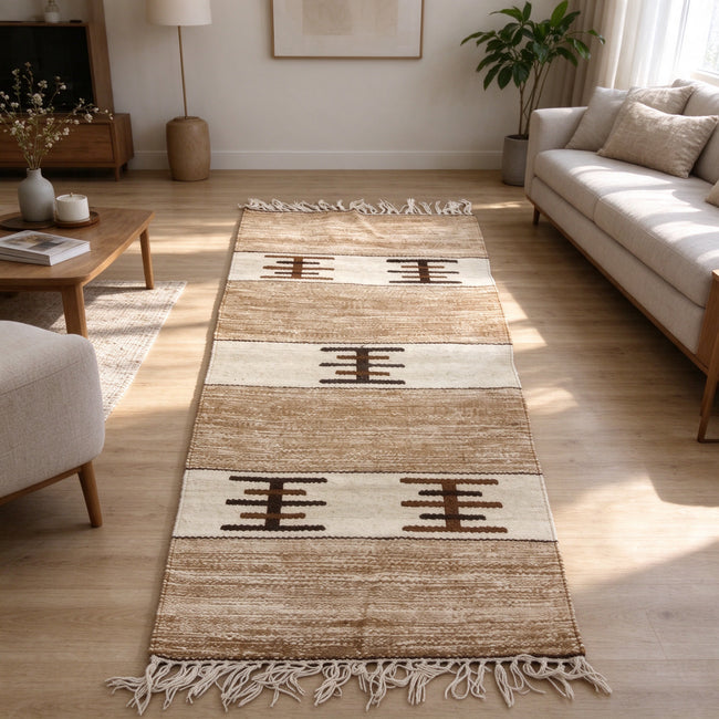 S310 handmade kilim rug lifestyle view