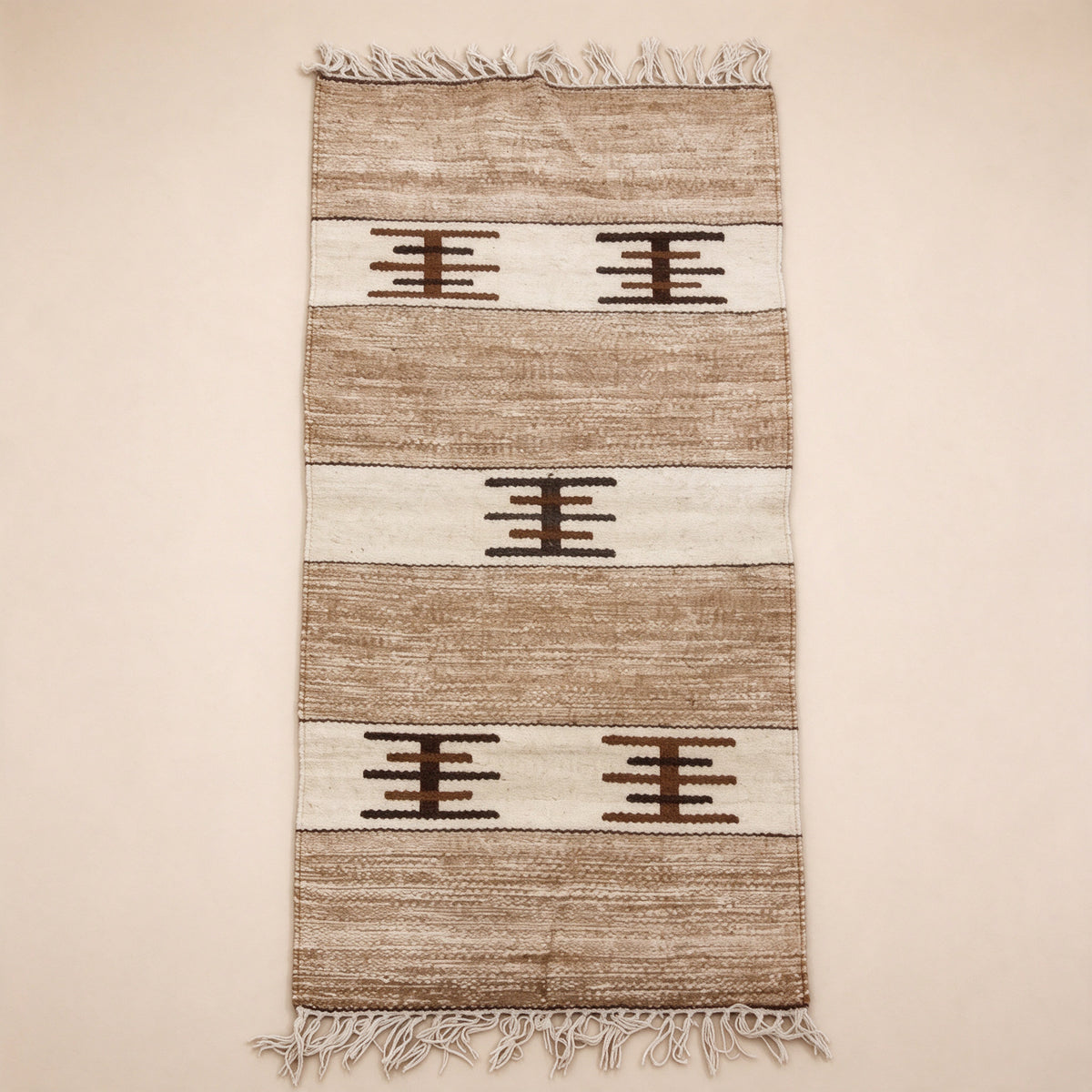 S310 handmade kilim rug studio view