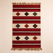 S311 handmade kilim rug studio view
