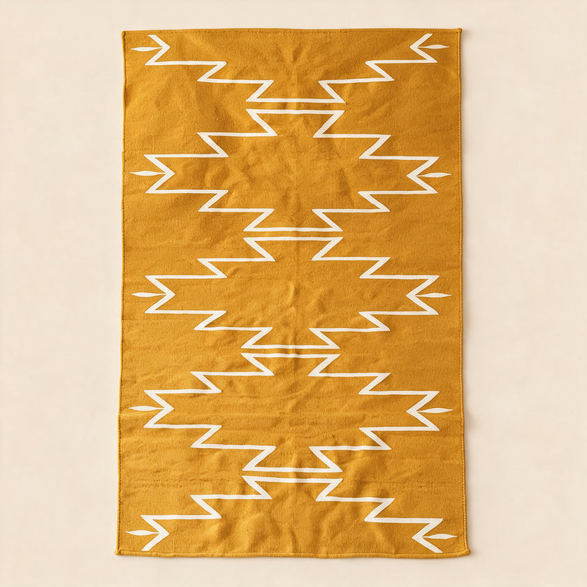 S316 handmade kilim rug studio view