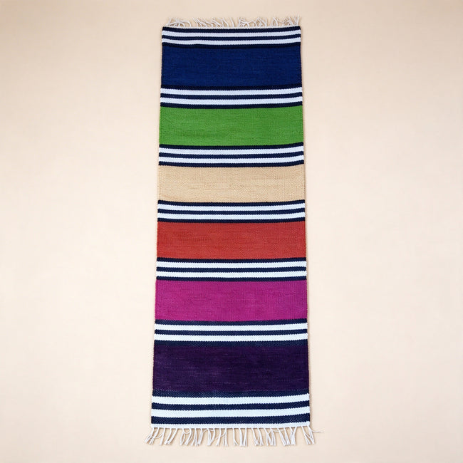 S320 handmade kilim rug studio view