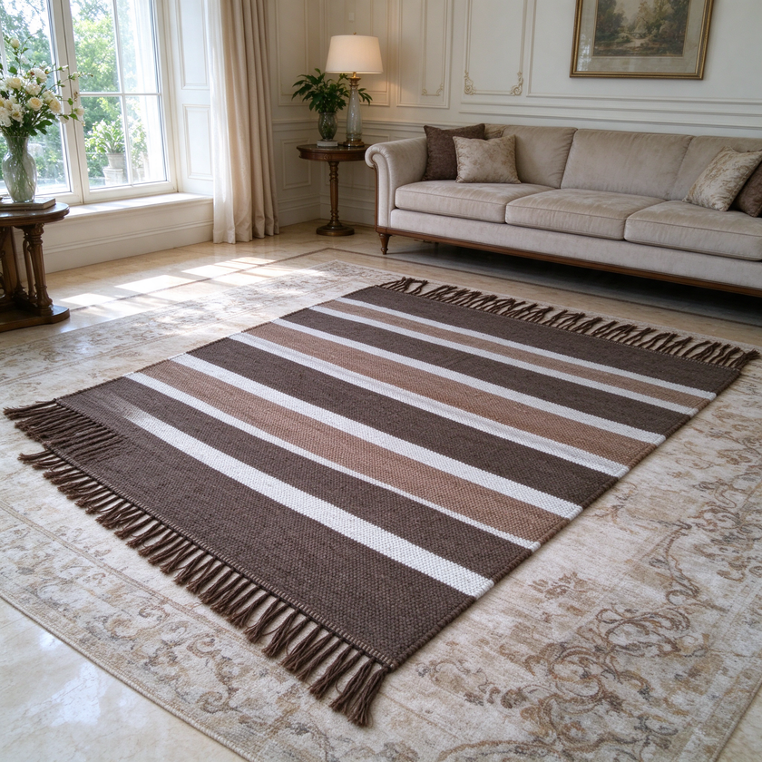 S322 handmade rug lifestyle view