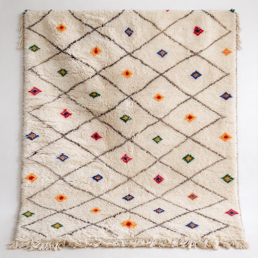 S324 handmade rug closeup view