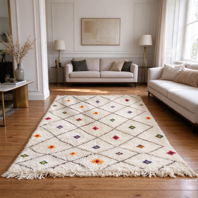 S324 handmade rug lifestyle view