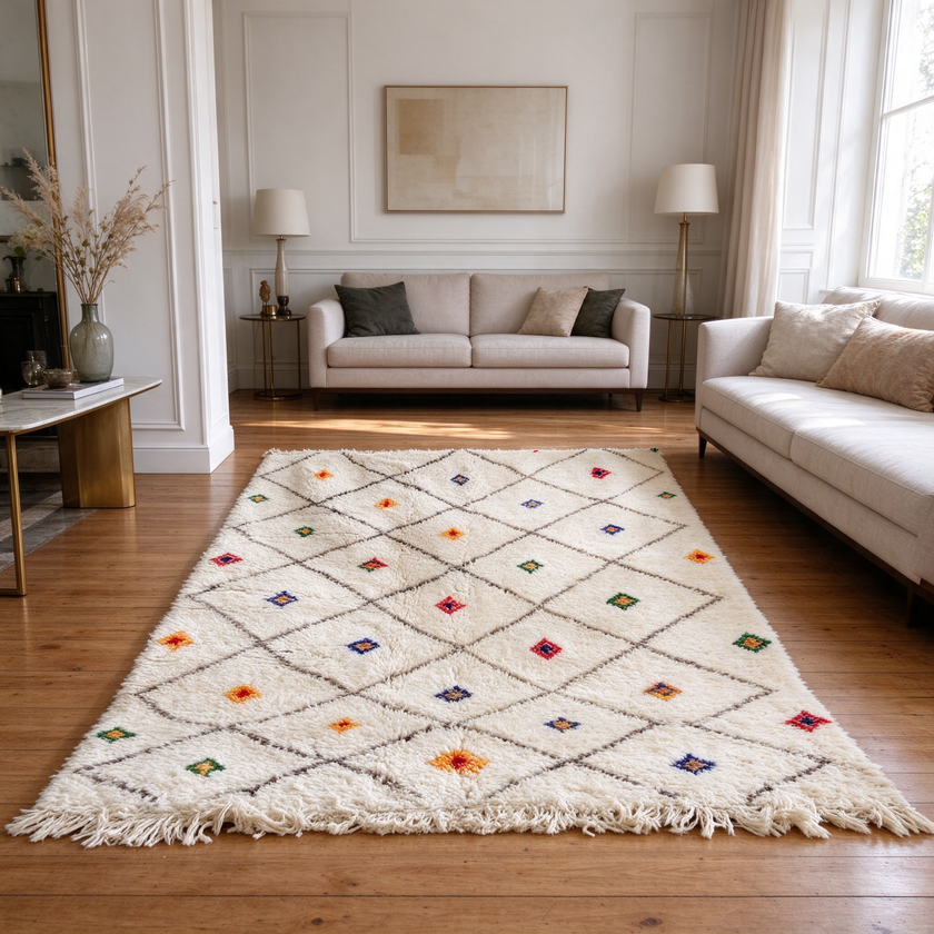 S324 handmade rug lifestyle view