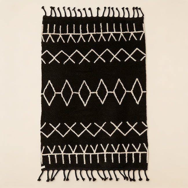 S328 handmade kilim rug studio view
