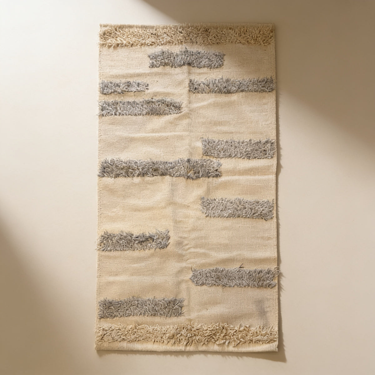 S33 handmade kilim rug — studio view