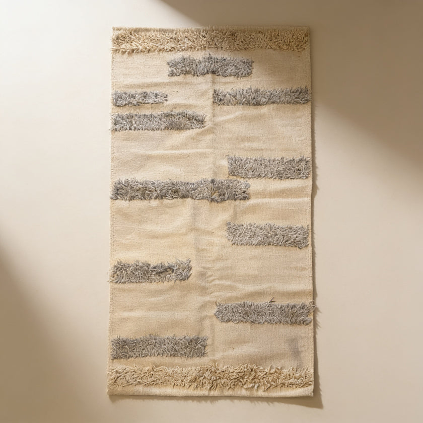 S33 handmade kilim rug — studio view