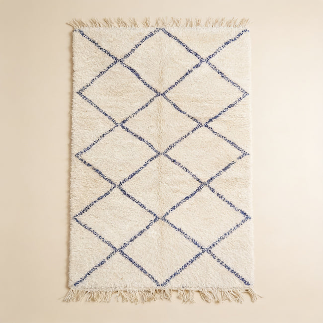 S330 handmade kilim rug studio view