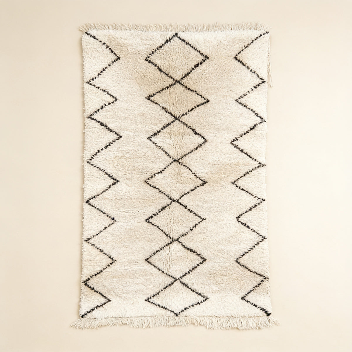 S331 handmade kilim rug studio view