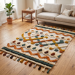 Multicolour Handmade Kilim Rug – 150 × 200 cm – S348 — lifestyle photo