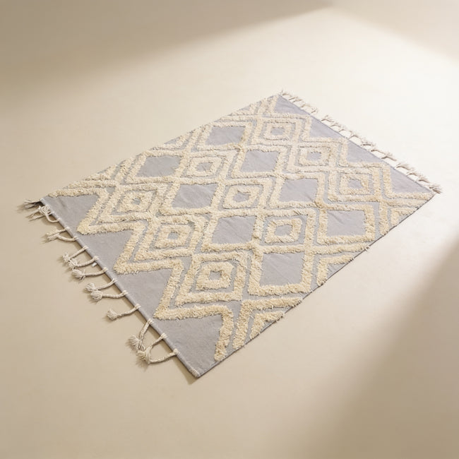 S36 handmade kilim rug — studio view