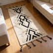 S37 handmade kilim rug — lifestyle view