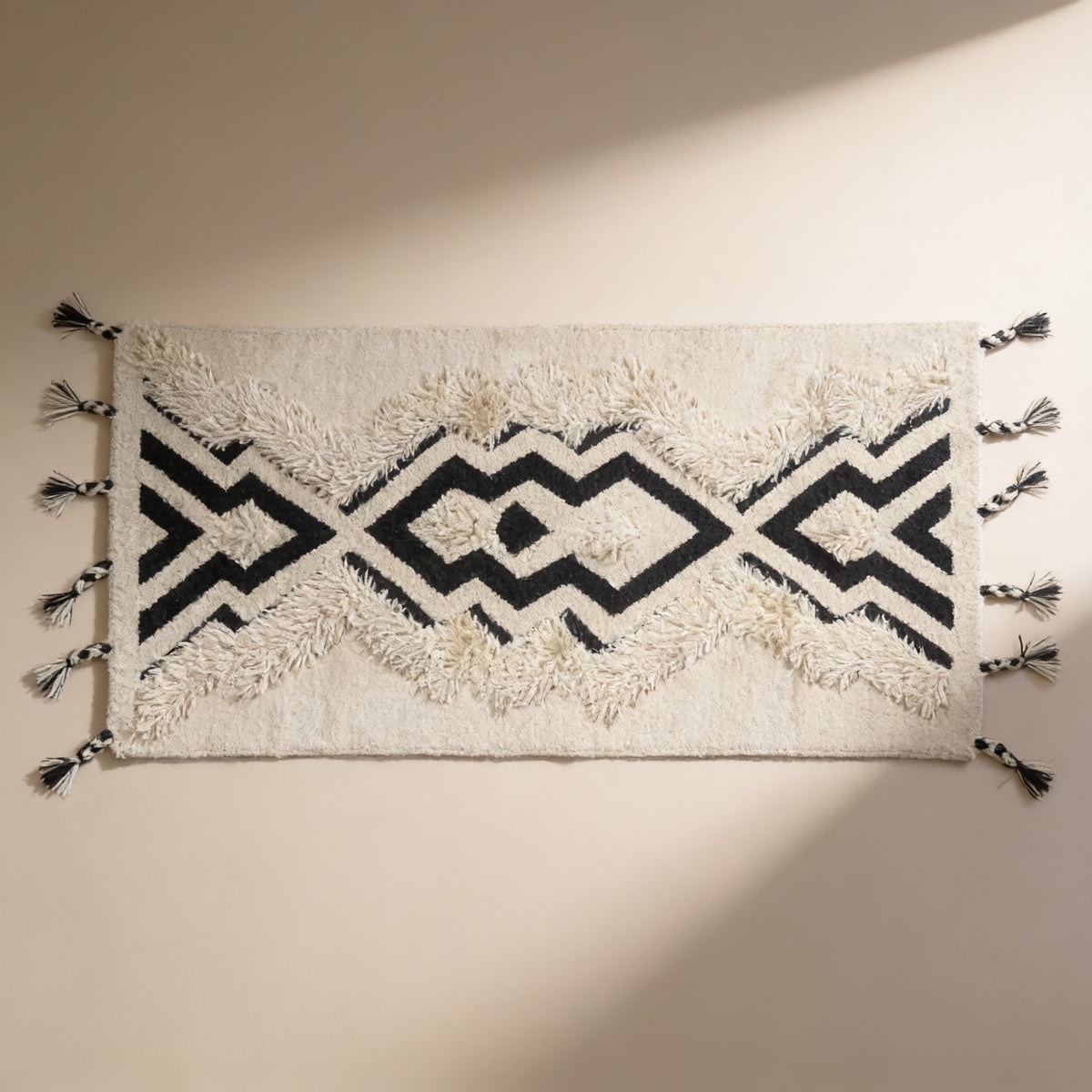S37 handmade kilim rug — studio view