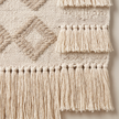 Multicolour Handmade Kilim Wall Hanging – 60 × 100 cm – S398 — woven texture close-up
