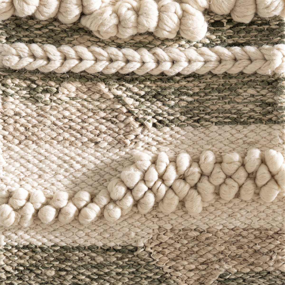 Multicolour Handmade Kilim Wall Hanging – 60 × 100 cm – S407 — woven texture close-up
