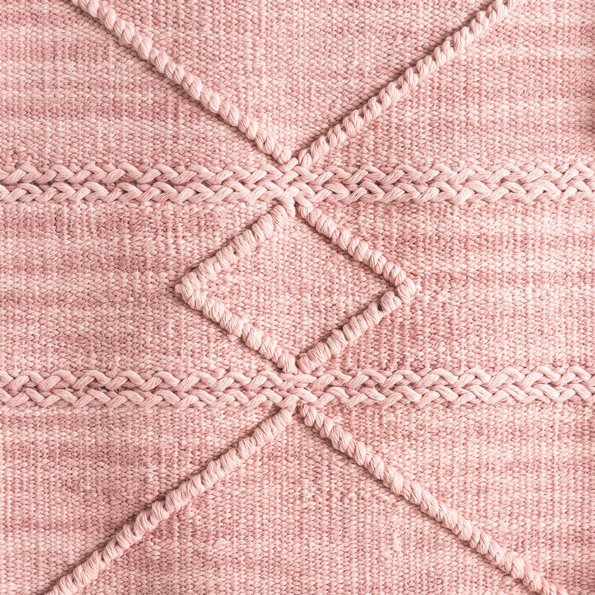 Multicolour Handmade Kilim Wall Hanging – 60 × 100 cm – S410 — woven texture close-up