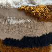 Handmade Cushion – 50 × 50 cm – S414 — woven texture close-up