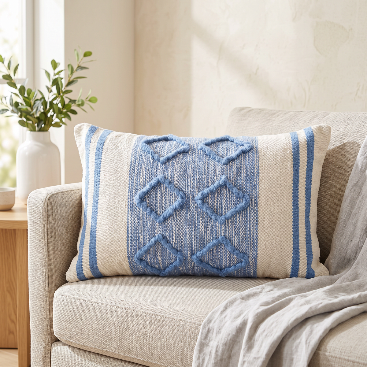 Handmade Cushion – 40 × 60 cm – S415 — lifestyle photo