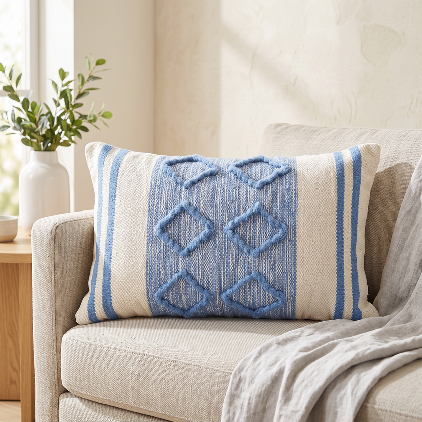 Handmade Cushion – 40 × 60 cm – S415 — lifestyle photo