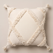 Handmade Cushion – 50 × 50 cm – S416 — light beige studio photo