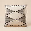 Handmade Cushion – 50 × 50 cm – S417 — light beige studio photo