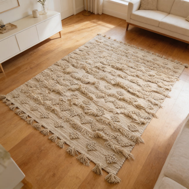 S42 handmade kilim rug — lifestyle view