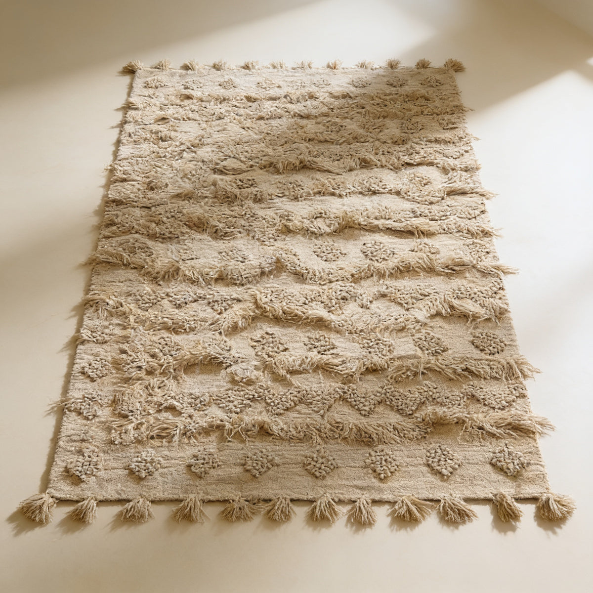 S42 handmade kilim rug — studio view