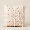Handmade Cushion – 50 × 50 cm – S420 — light beige studio photo