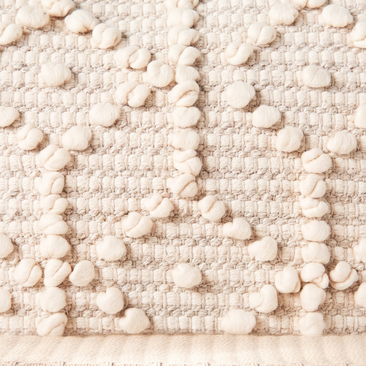 Handmade Cushion – 50 × 50 cm – S420 — woven texture close-up