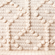 Handmade Cushion – 50 × 50 cm – S420 — woven texture close-up
