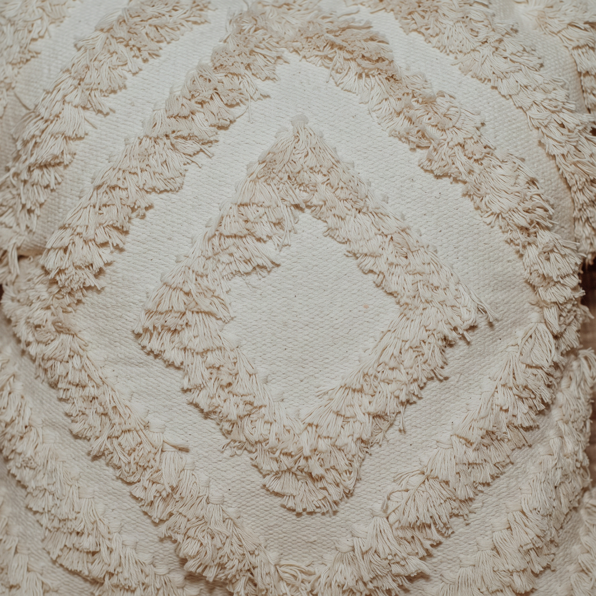 Handmade Cushion – 50 × 50 cm – S422 — woven texture close-up