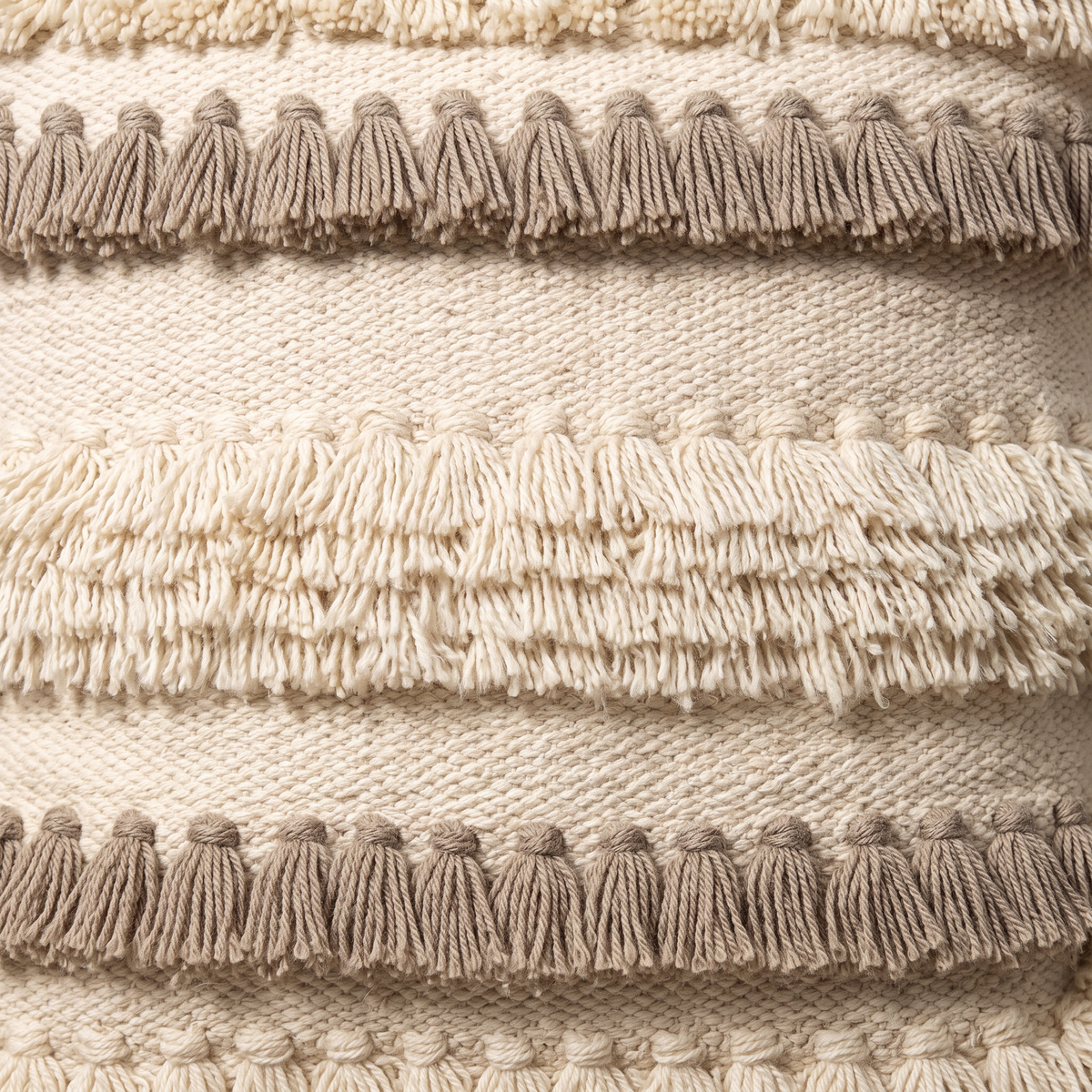 Handmade Cushion – 50 × 50 cm – S426 — woven texture close-up