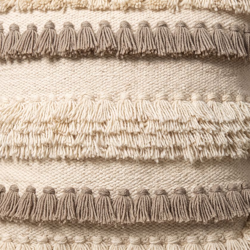 Handmade Cushion – 50 × 50 cm – S426 — woven texture close-up