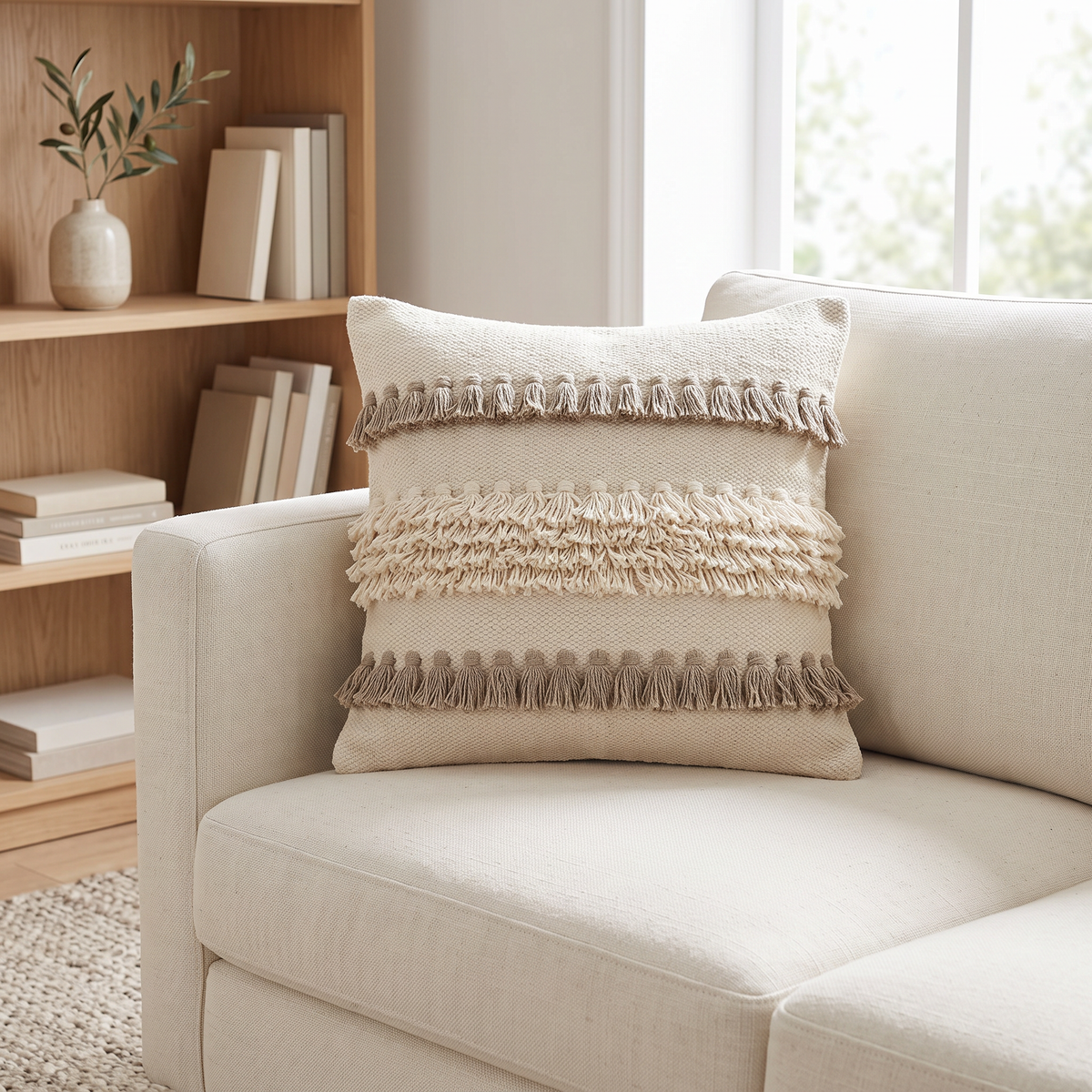 Handmade Cushion – 50 × 50 cm – S426 — lifestyle photo