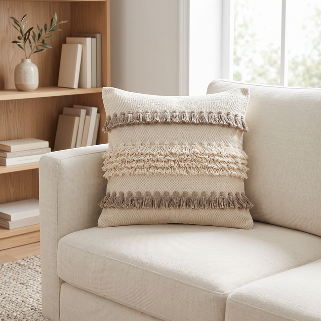 Handmade Cushion – 50 × 50 cm – S426 — lifestyle photo