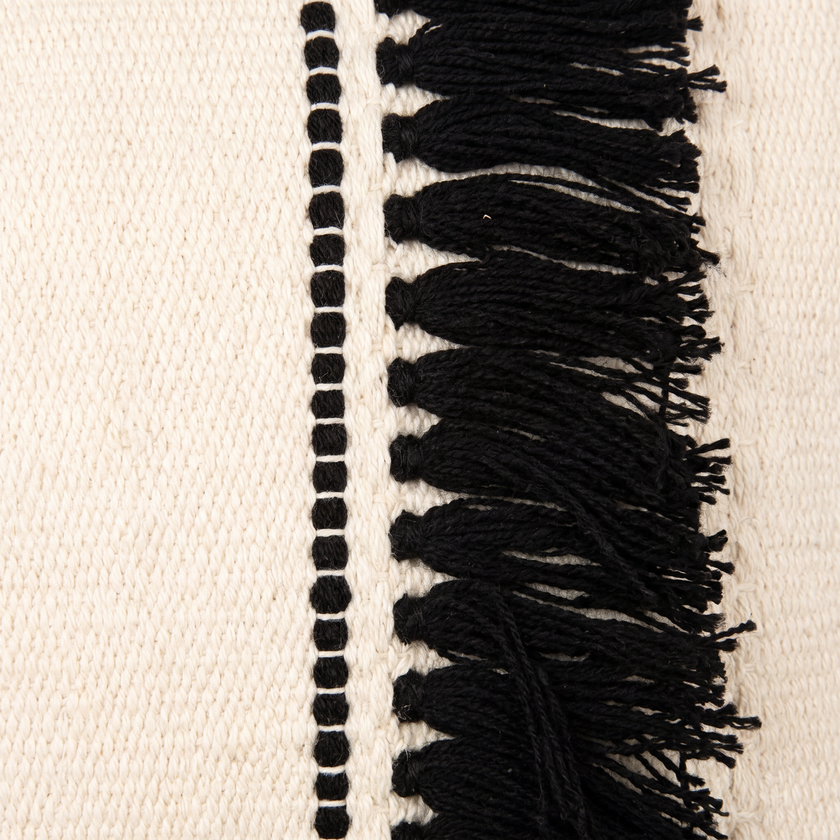 Handmade Cushion – 50 × 50 cm – S427 — woven texture close-up