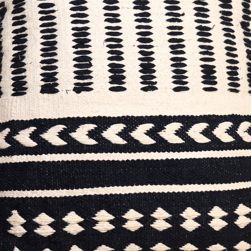 Handmade Cushion – 50 × 50 cm – S429 — woven texture close-up