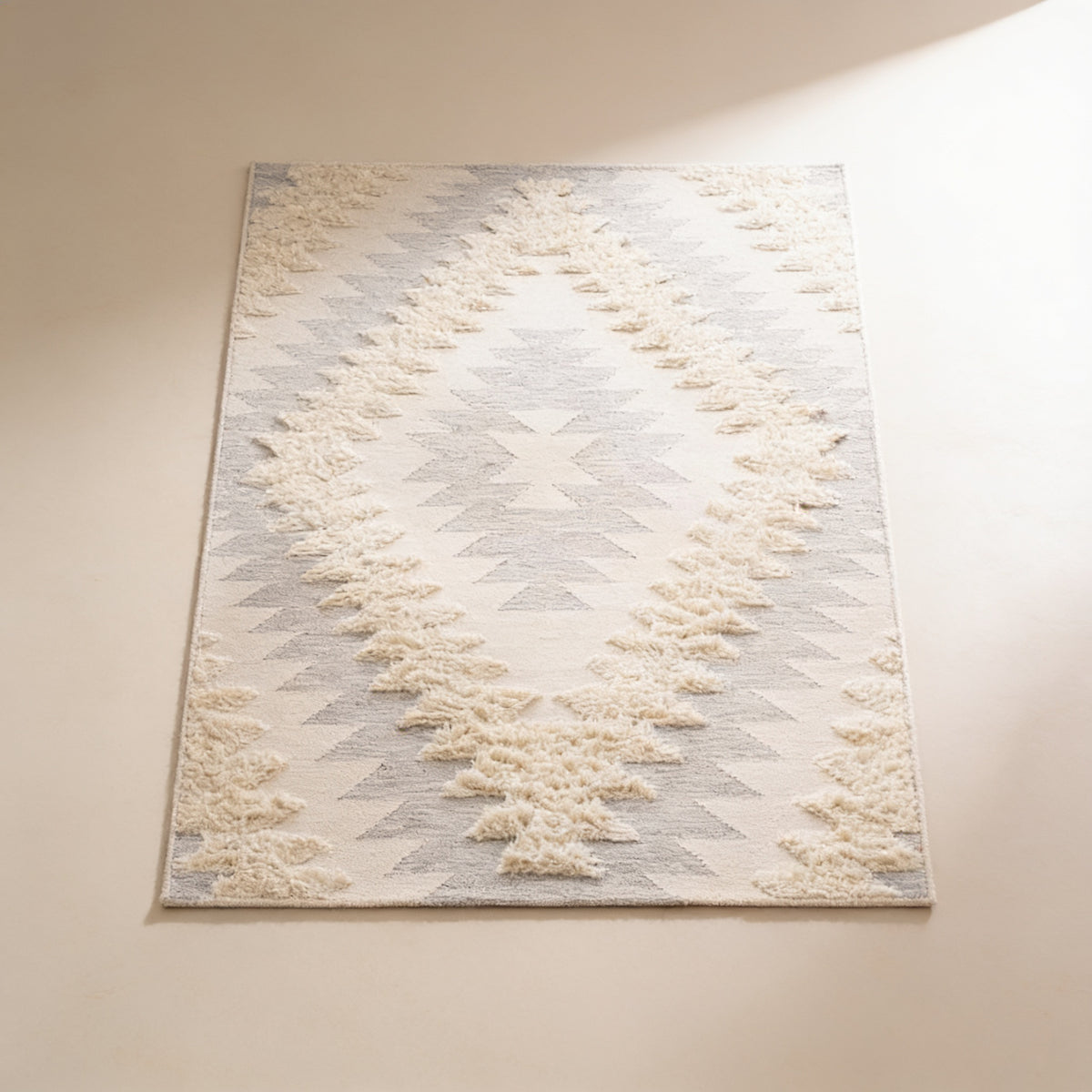 S43 handmade kilim rug — studio view