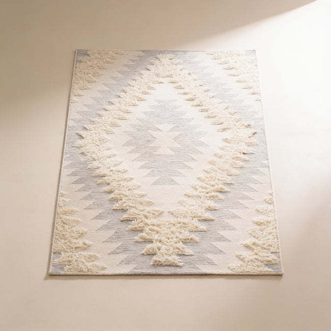 S43 handmade kilim rug — studio view
