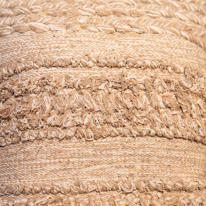 Handmade Cushion – 50 × 50 cm – S430 — woven texture close-up