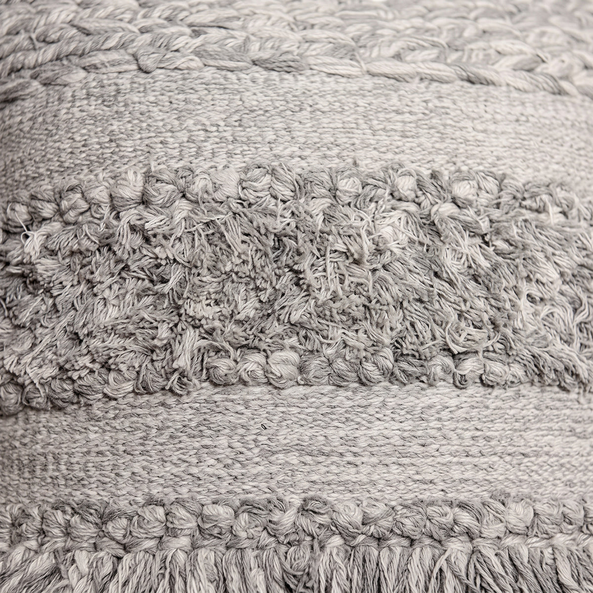 Handmade Cushion – 50 × 50 cm – S431 — woven texture close-up