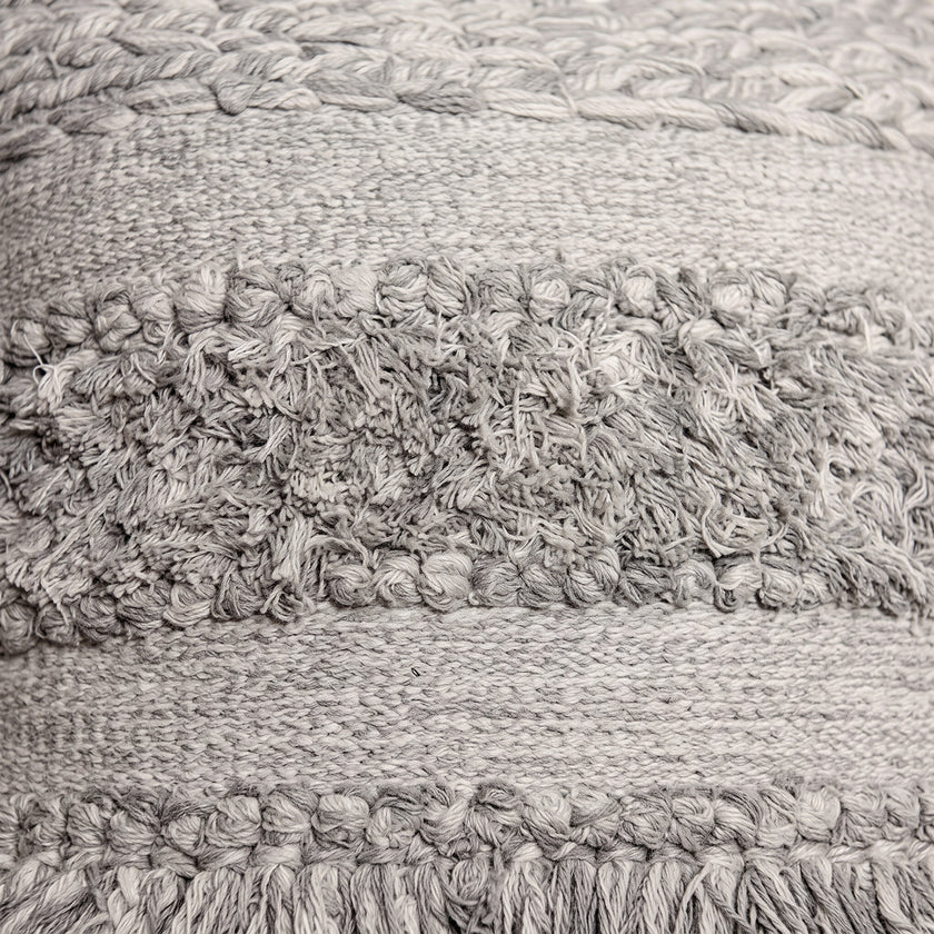 Handmade Cushion – 50 × 50 cm – S431 — woven texture close-up